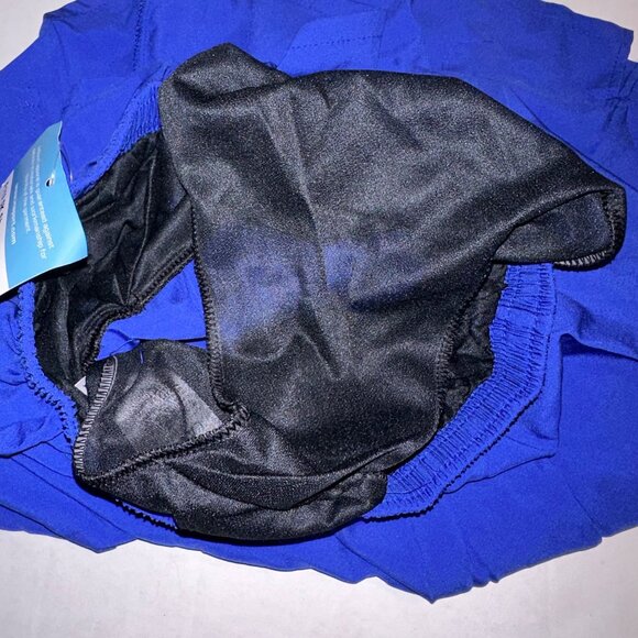 Insport Womens Large Blue 5K Short F113 Elastic Hidden Pocket NWT - Picture 6 of 8